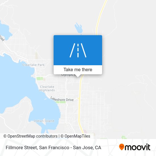 Mapa de Fillmore Street