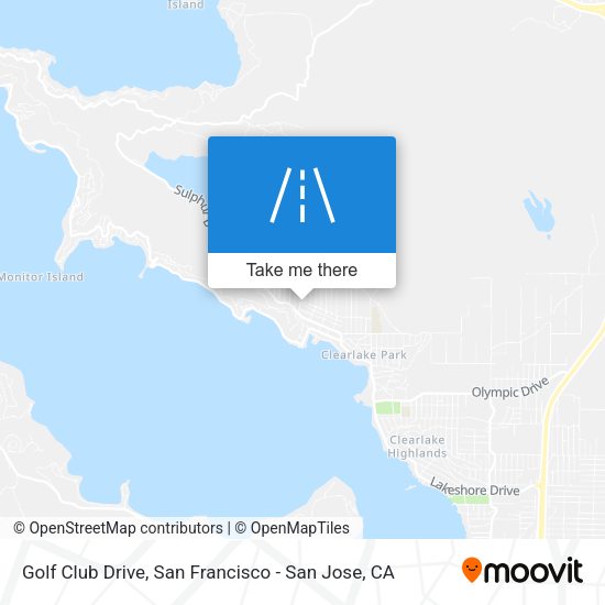Mapa de Golf Club Drive