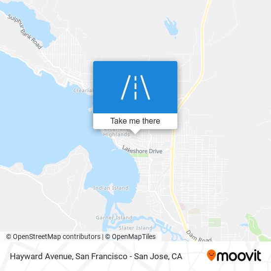 Hayward Avenue map