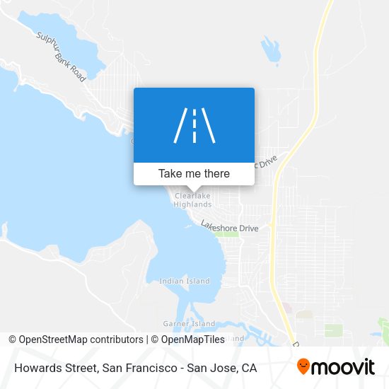 Mapa de Howards Street