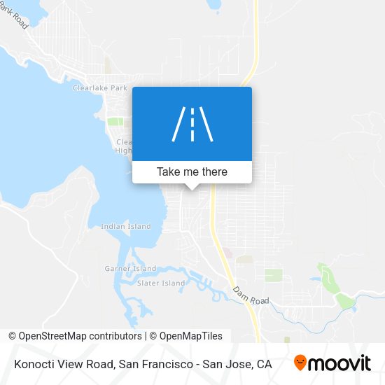 Mapa de Konocti View Road