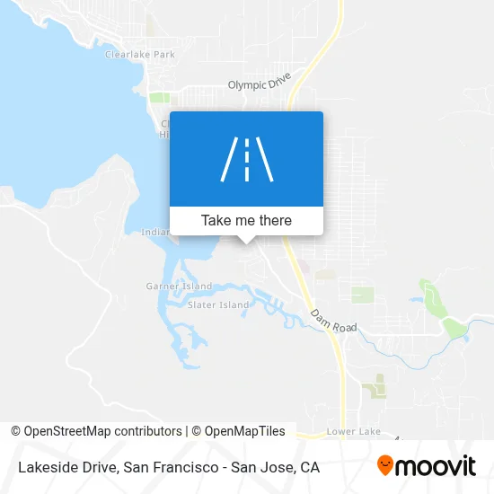 Lakeside Drive map