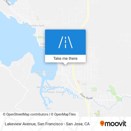 Lakeview Avenue map
