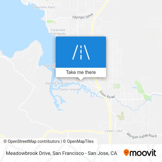 Mapa de Meadowbrook Drive