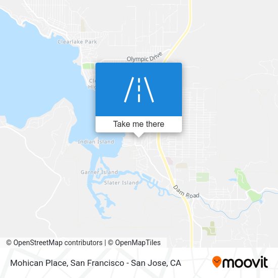 Mohican Place map