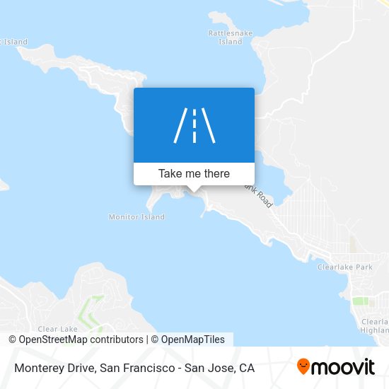 Monterey Drive map