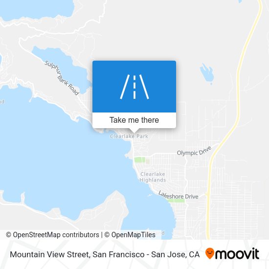 Mapa de Mountain View Street