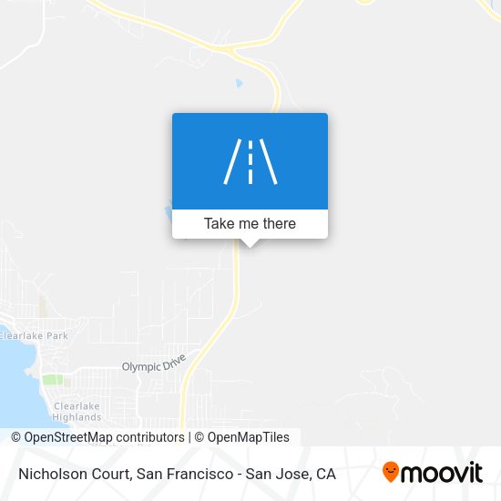 Nicholson Court map