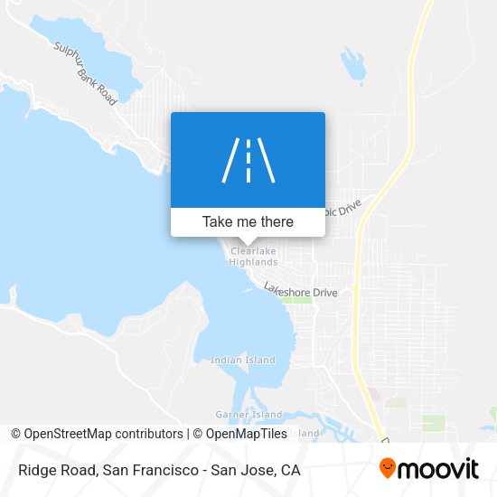 Mapa de Ridge Road