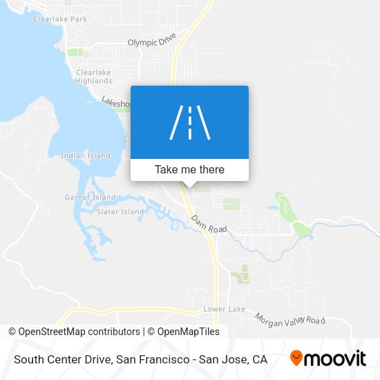 Mapa de South Center Drive