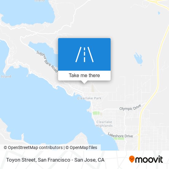 Toyon Street map