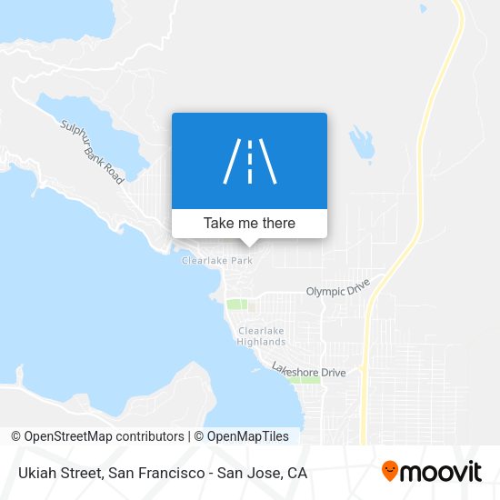 Mapa de Ukiah Street