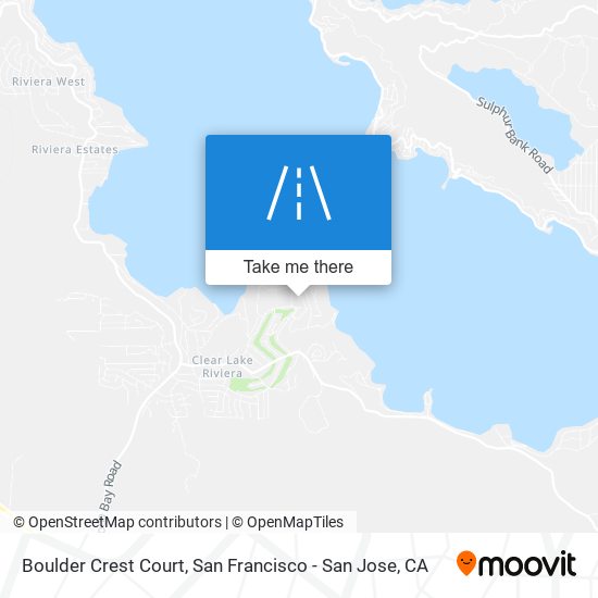 Mapa de Boulder Crest Court