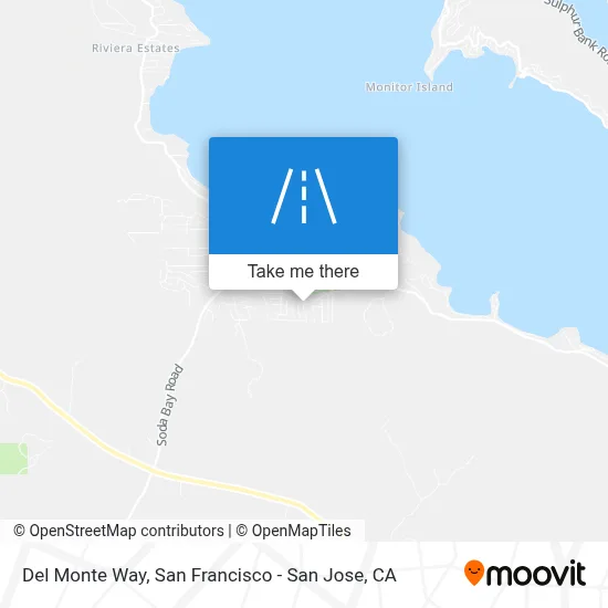 Del Monte Way map