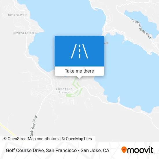Golf Course Drive map