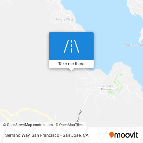 Serrano Way map