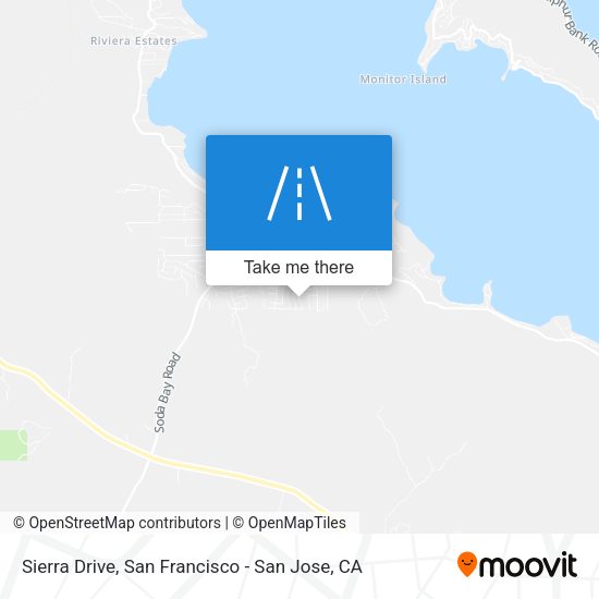 Mapa de Sierra Drive