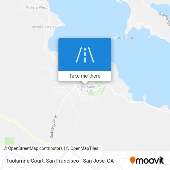 Mapa de Tuolumne Court