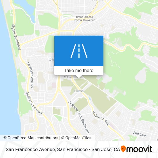 San Francesco Avenue map