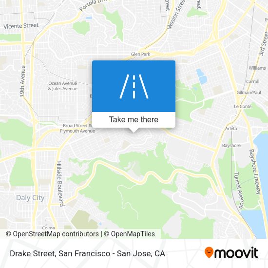 Mapa de Drake Street