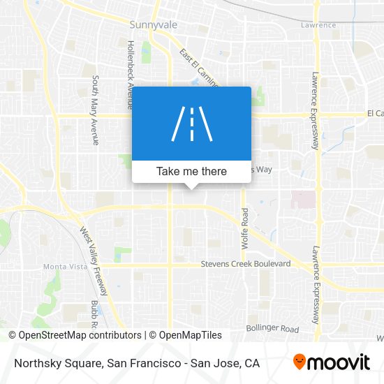Mapa de Northsky Square