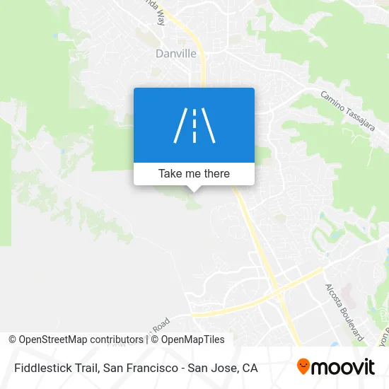 Fiddlestick Trail map