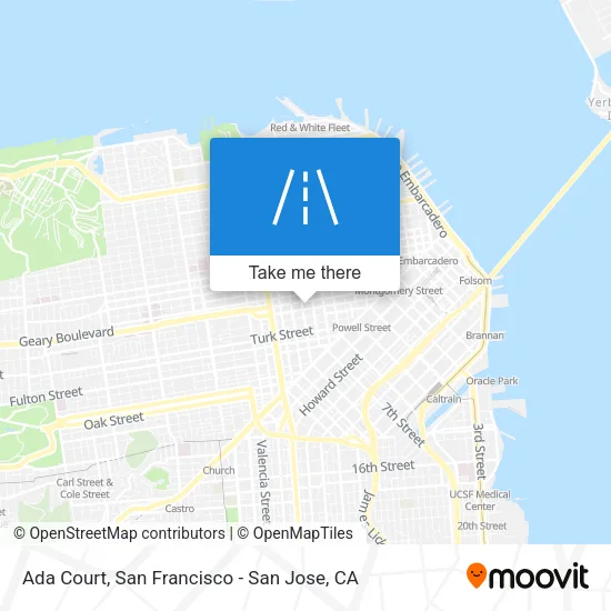 Ada Court map