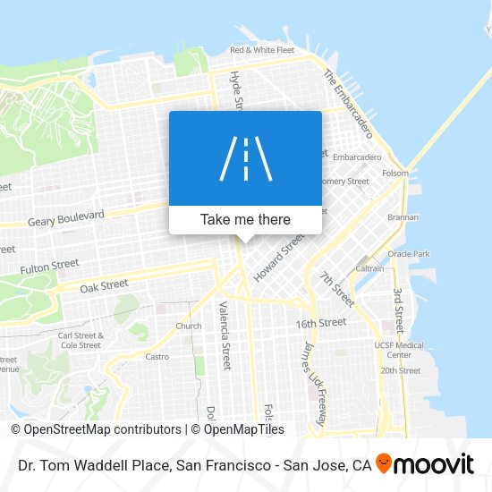 Mapa de Dr. Tom Waddell Place