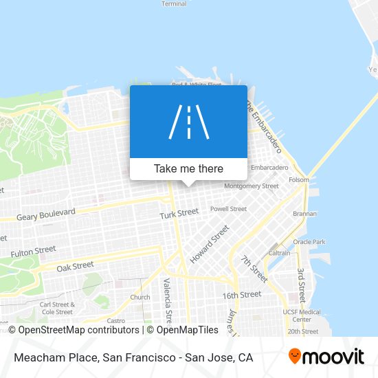 Meacham Place map