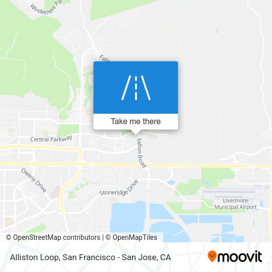 Mapa de Alliston Loop