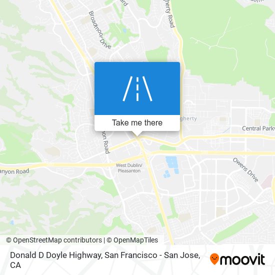 Mapa de Donald D Doyle Highway