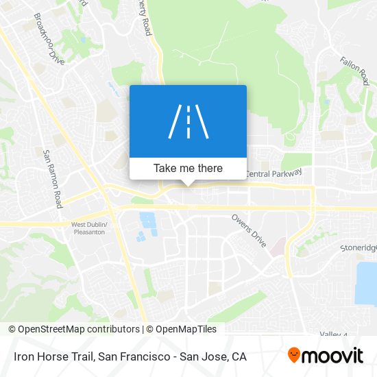 Mapa de Iron Horse Trail