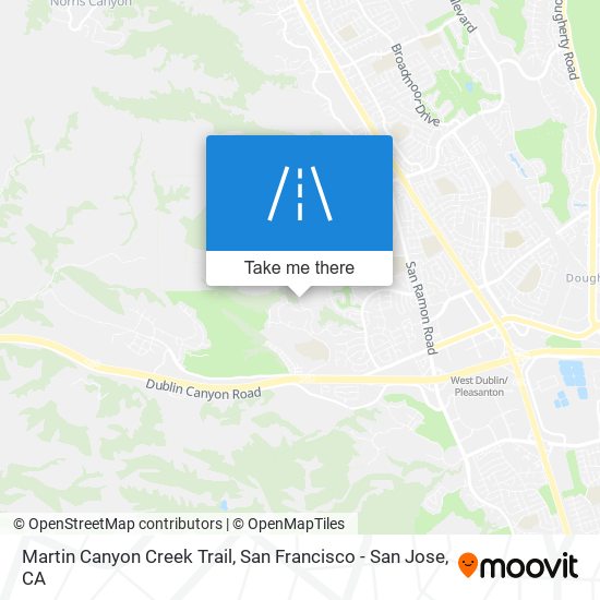 Martin Canyon Creek Trail map