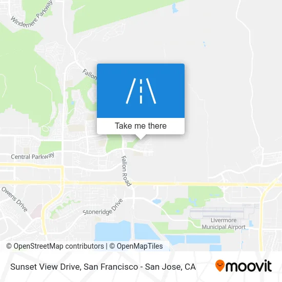 Sunset View Drive map