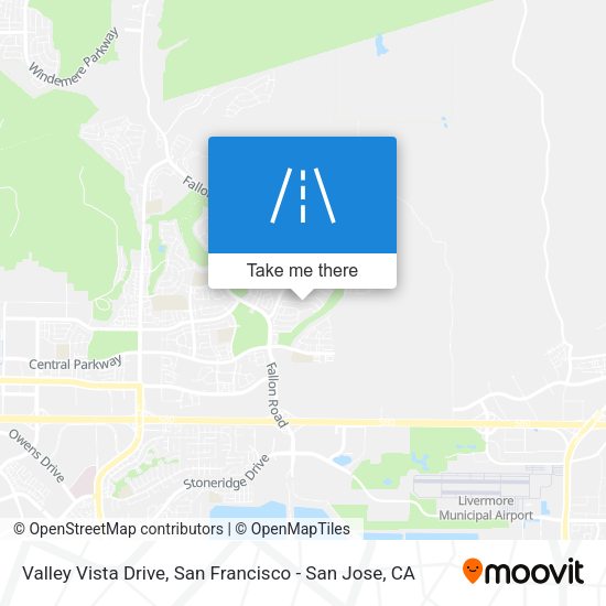 Valley Vista Drive map