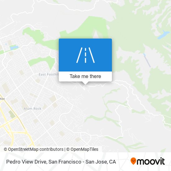 Pedro View Drive map