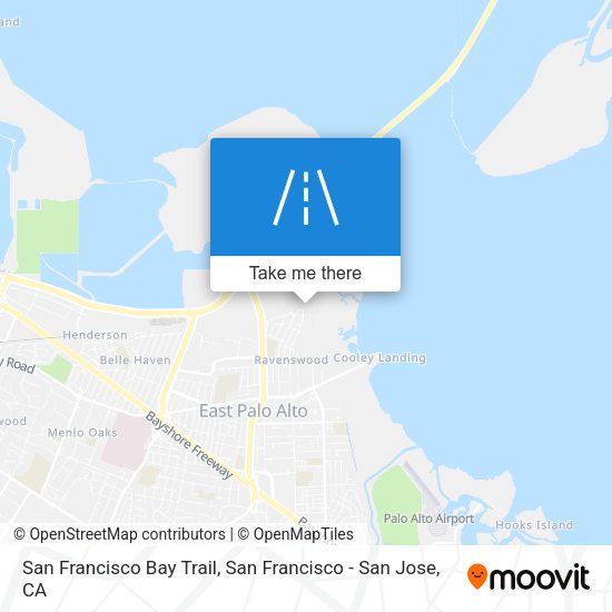 San Francisco Bay Trail map