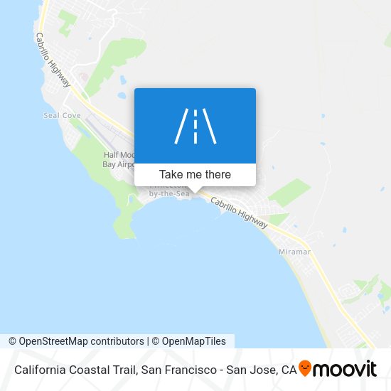 California Coastal Trail map
