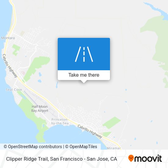 Clipper Ridge Trail map