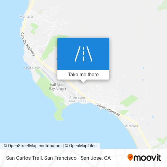 San Carlos Trail map