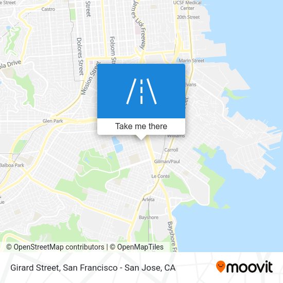 Mapa de Girard Street