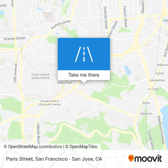 Paris Street map