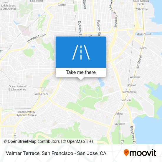 Mapa de Valmar Terrace