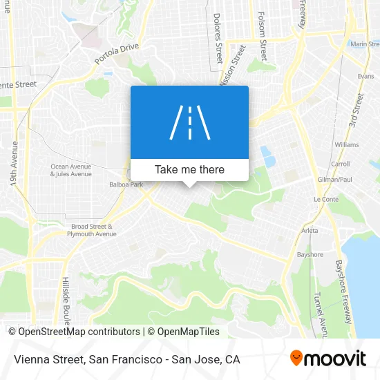 Vienna Street map