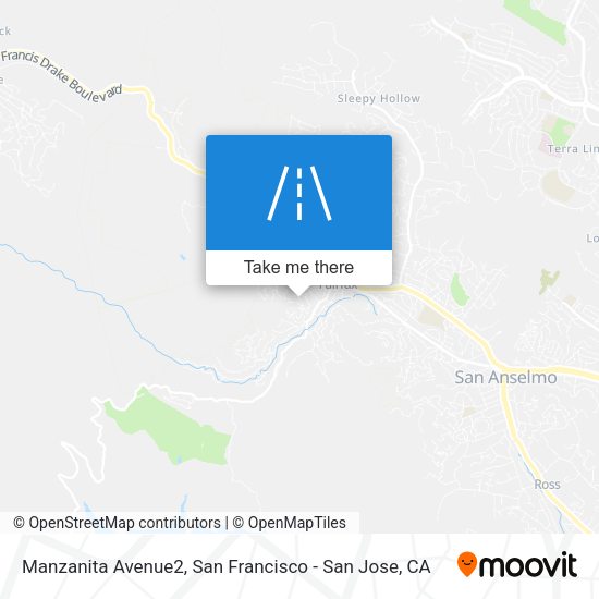 Manzanita Avenue2 map