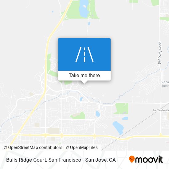 Mapa de Bulls Ridge Court
