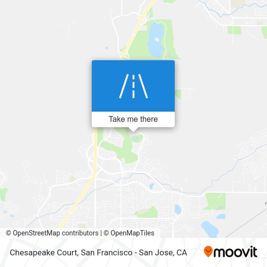 Mapa de Chesapeake Court