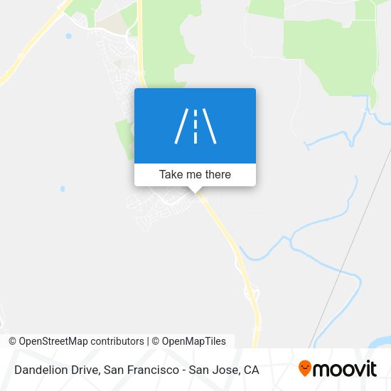 Mapa de Dandelion Drive