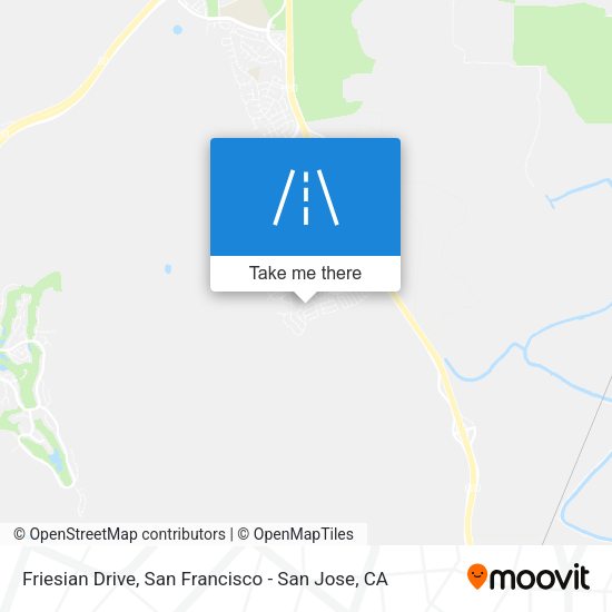 Mapa de Friesian Drive