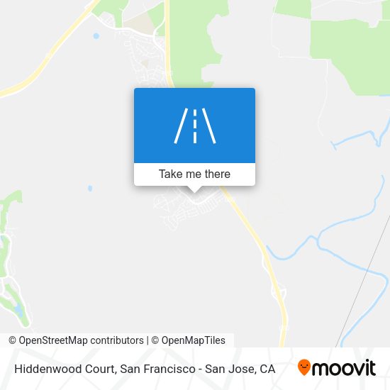 Hiddenwood Court map